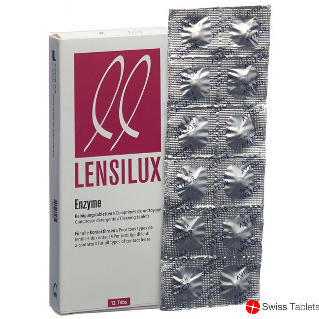 Lensilux Proteinentfernung Enzyme Tabletten 12 Stück buy online