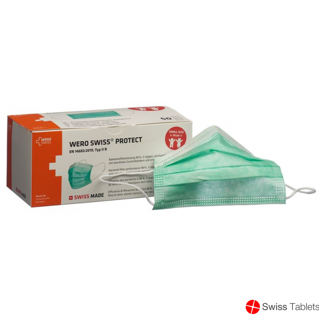 Wero Swiss Protect Maske Typ Iir Small 50 Stück buy online