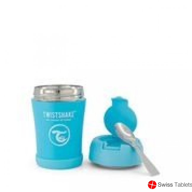 Twistshake Stainless Steel Food 350ml Pastel Blue buy online