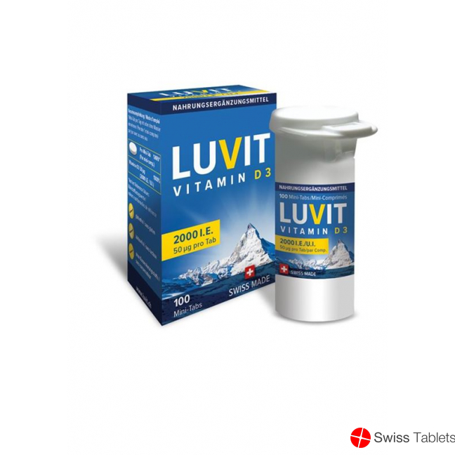 Luvit Vitamin D3 Mini-Tabs 2000 Ie 100 Stück buy online