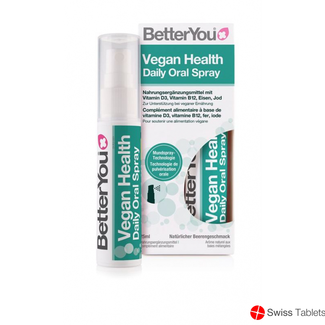 Betteryou Vegan Health Multivitamin Mundspray 25ml buy online