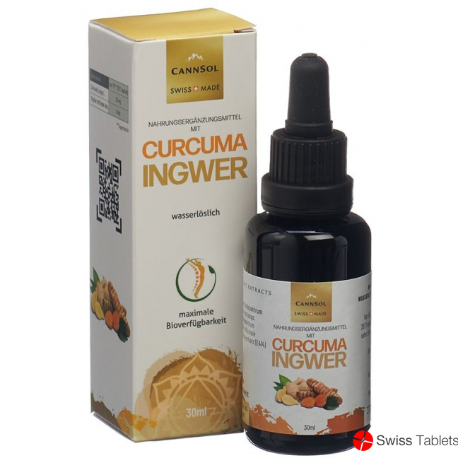 Cannsol Curcuma Ingwer Max Bioverf Pip Flasche 30ml buy online