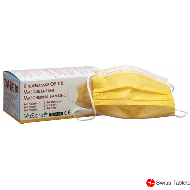 Vasano Op Maske Typ Iir Kind 3-14j Gelb 50 Stück buy online
