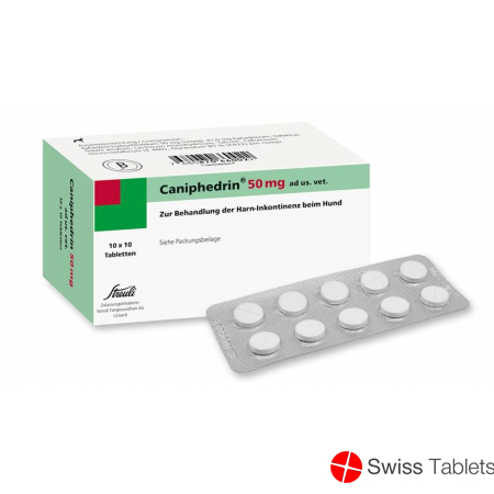 Caniphedrin Tabletten 50mg Ad Us Vet. 100 Stück buy online