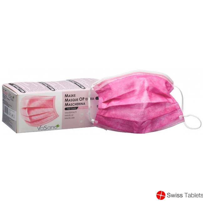 Vasano Op Maske Extra Iir D/f/i/e Starkrosa 50 Stück buy online