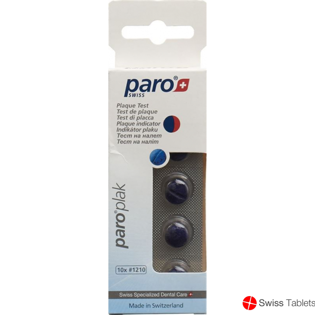 Paro Plak 2-Farben Tabletten Rot/Blau 10 Stück buy online