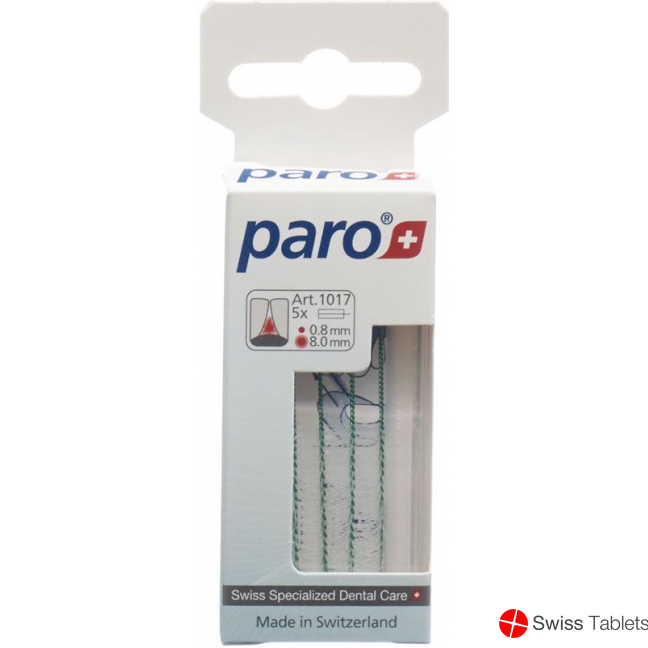 Paro Isola Long 8mm Medium Grün zylindrisch 5 Stück buy online