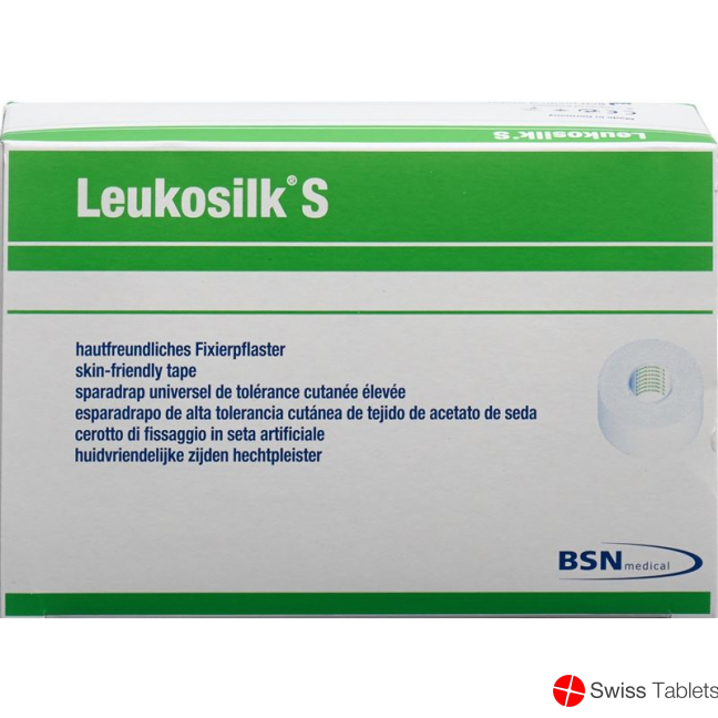 Leukosilk S Heftpflaster 9.2mx2.5cm Weiss 12 Stück buy online