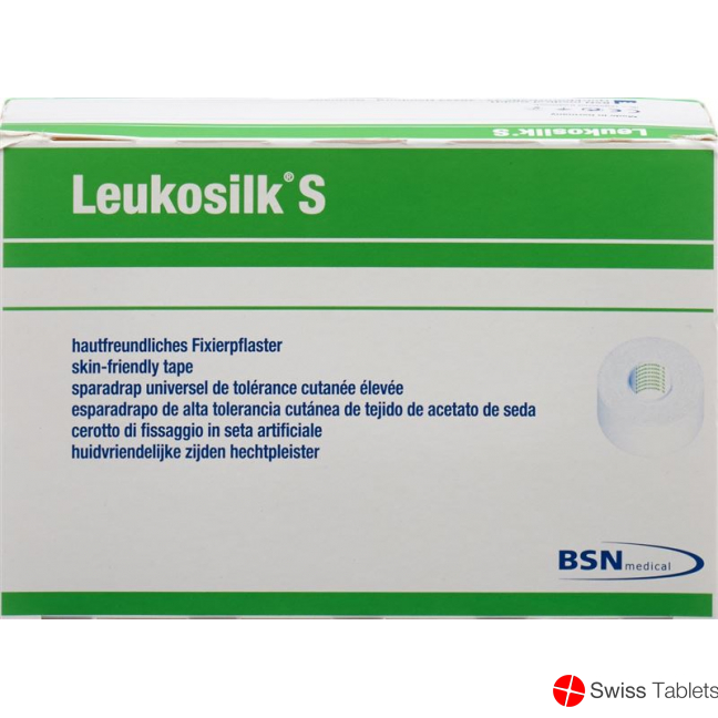 Leukosilk S Heftpflaster 9.2mx5cm Weiss 6 Stück buy online