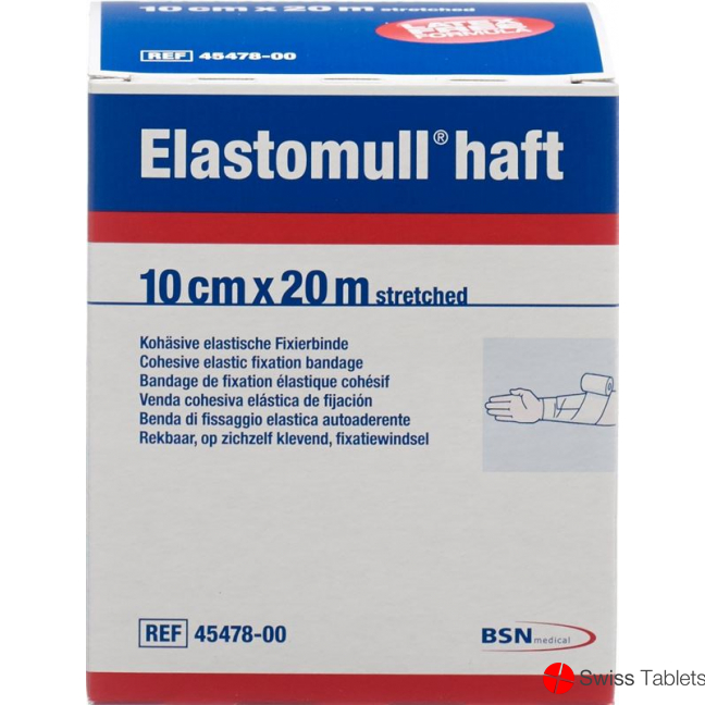 Elastomull Haft Gazebinde Weiss 20mx10cm Rolle buy online Elastomull Haft Gazebinde Weiss 20mx10cm Rolle buy online