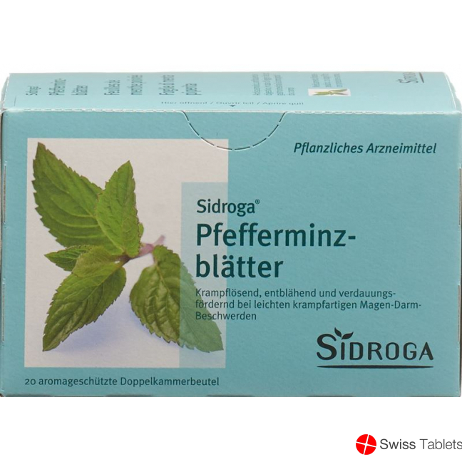 Sidroga Pfefferminzblätter Tee 20 Beutel buy online