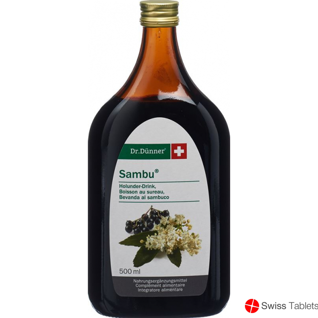 Dr. Dünner Sambu elderberry drink 500ml buy online