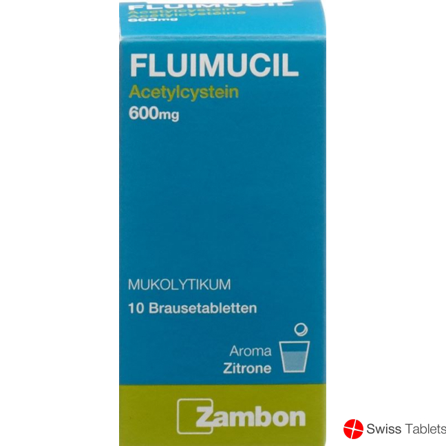 Fluimucil 600mg 10 Brausetabletten buy online