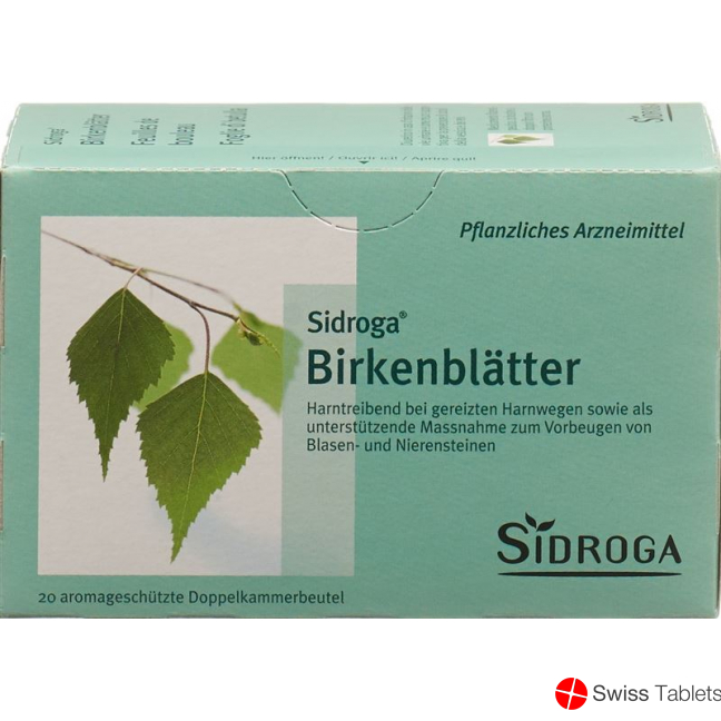 Sidroga Birkenblätter Tee 20 Beutel buy online