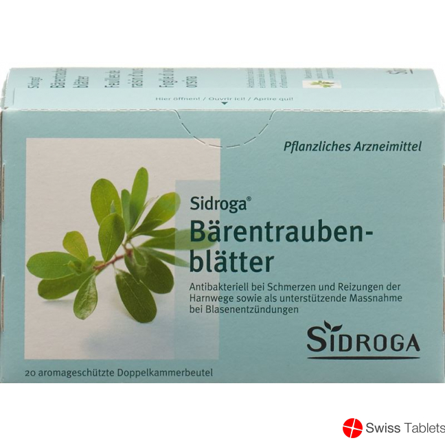 Sidroga Baerentraubenblätter Tee Beutel 20 Stück buy online