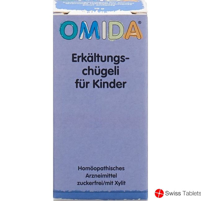 Omida Erkältungschuegeli Kind ohne Zucker 10g buy online