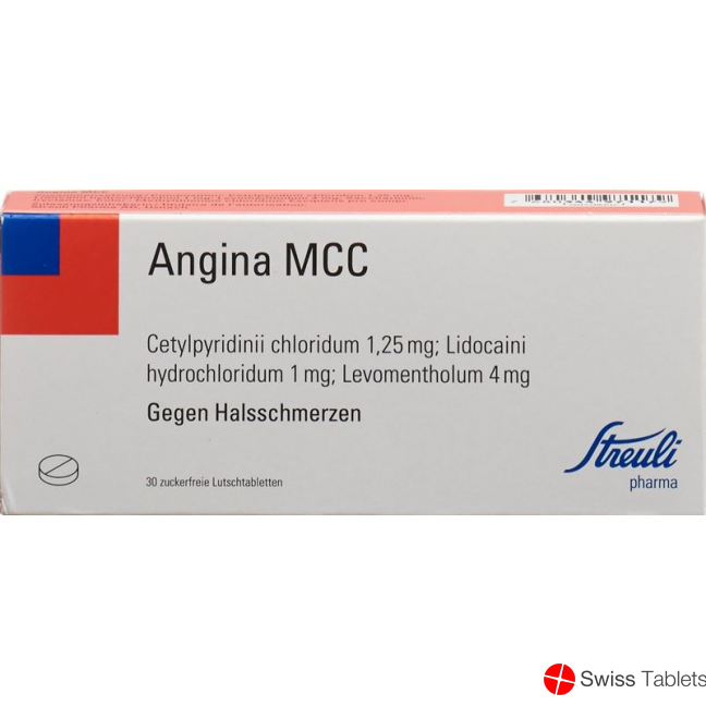 Angina Mcc Streuli Lutschtabletten 30 Stück buy online