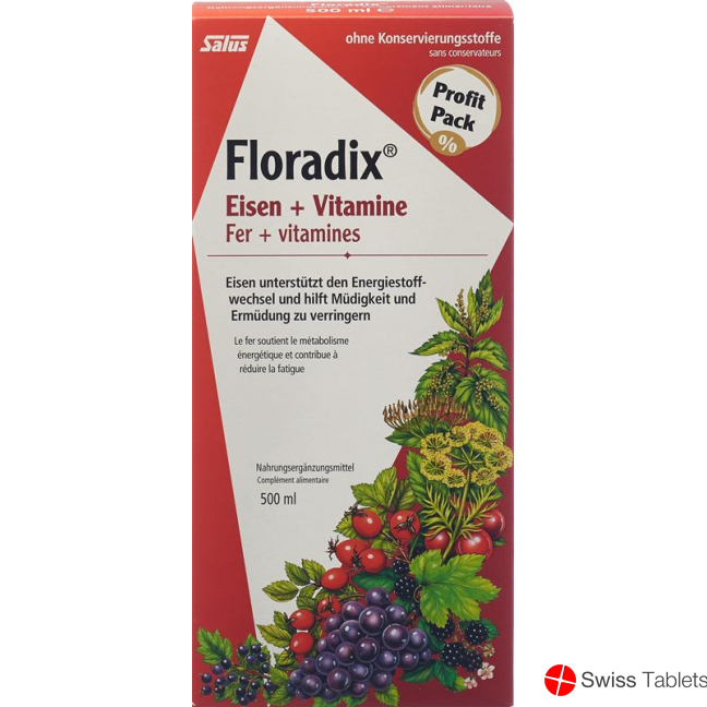 Floradix vitamins + organic iron Juice bottle 500ml buy online