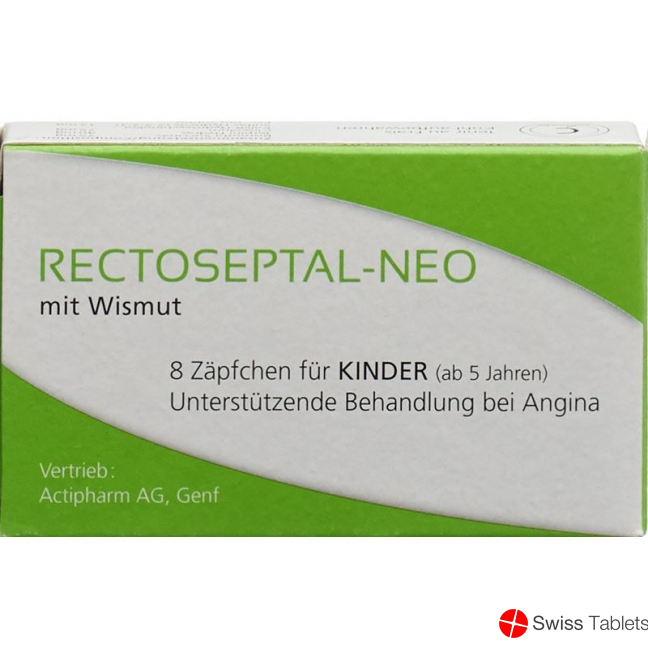 Rectoseptal Neo Wismut Zäpfchen Kind 8 Stück buy online