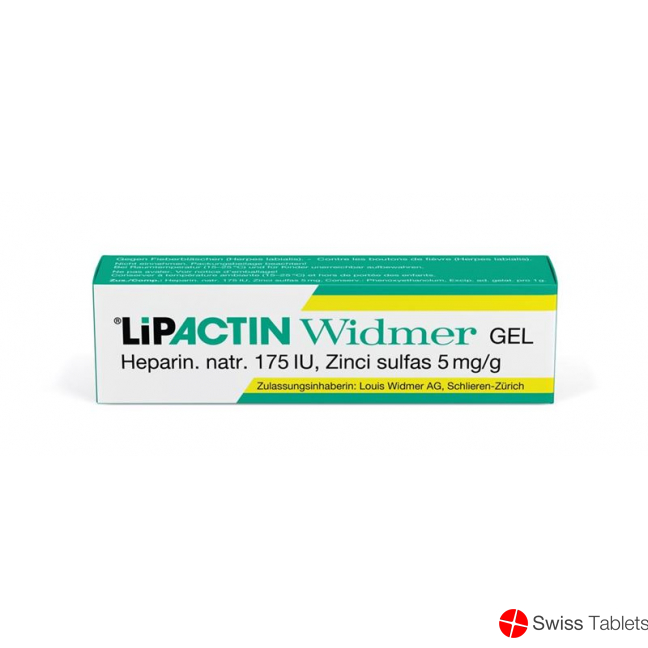 Lipactin Widmer Gel 5g buy online