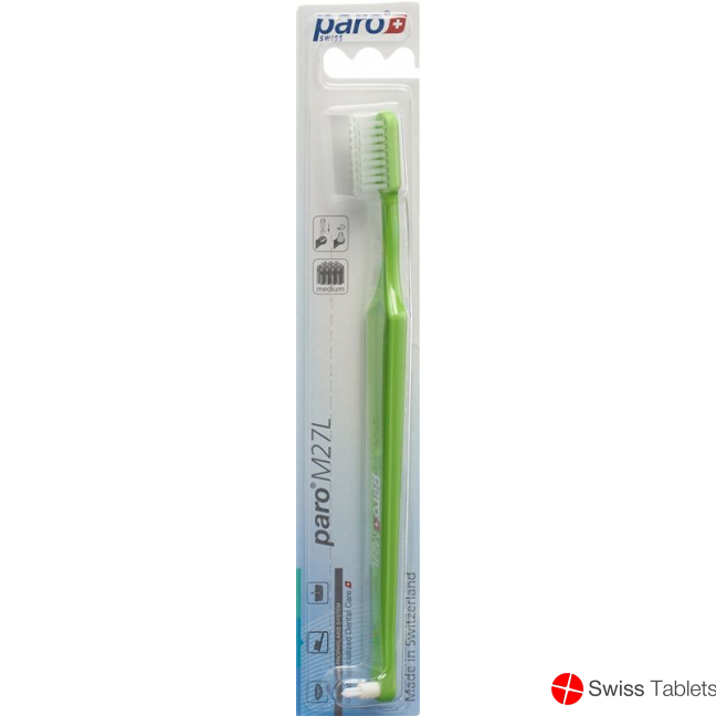 Paro Zahnbürste M27l Medium 3-reihig mit Interspace buy online
