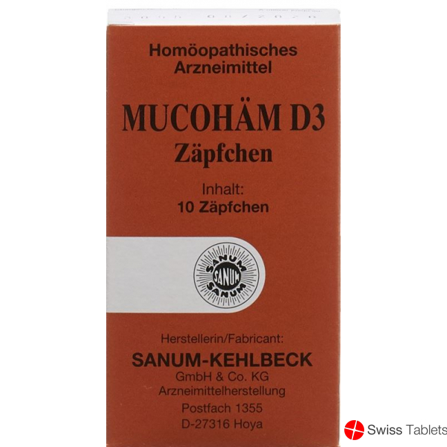 Mucohaem Zäpfchen 10 Stück buy online