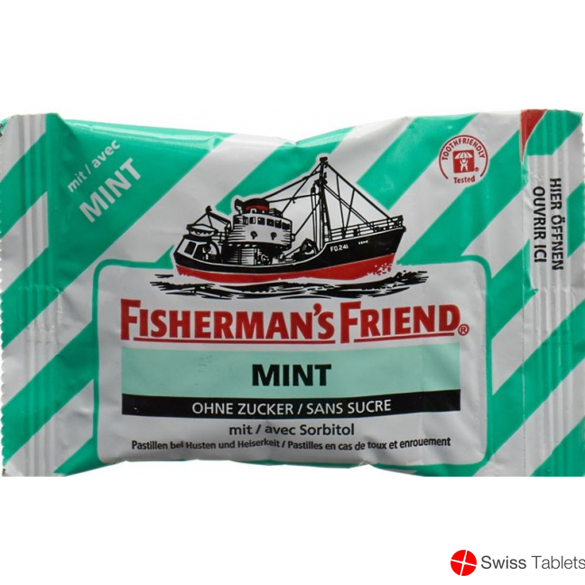 Fishermans Friend Pastillen Mint ohne Zucker 25g buy online