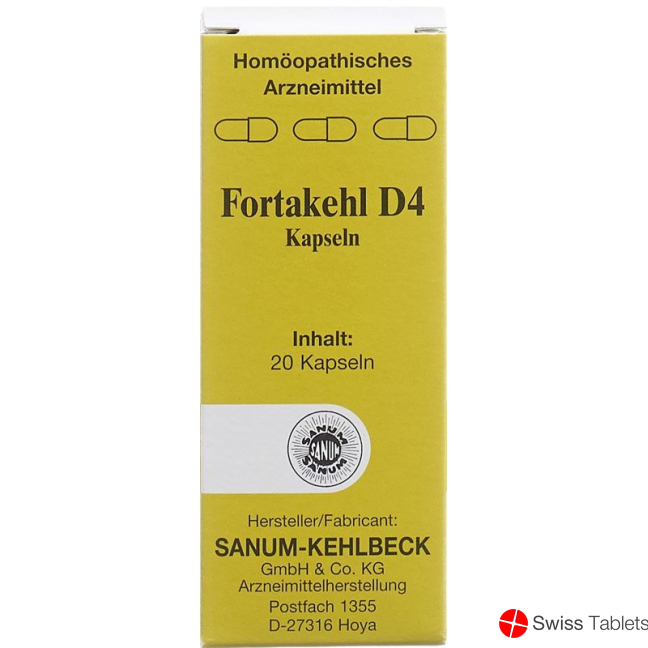 Fortakehl Kapseln D 4 Trit 20 Stück buy online