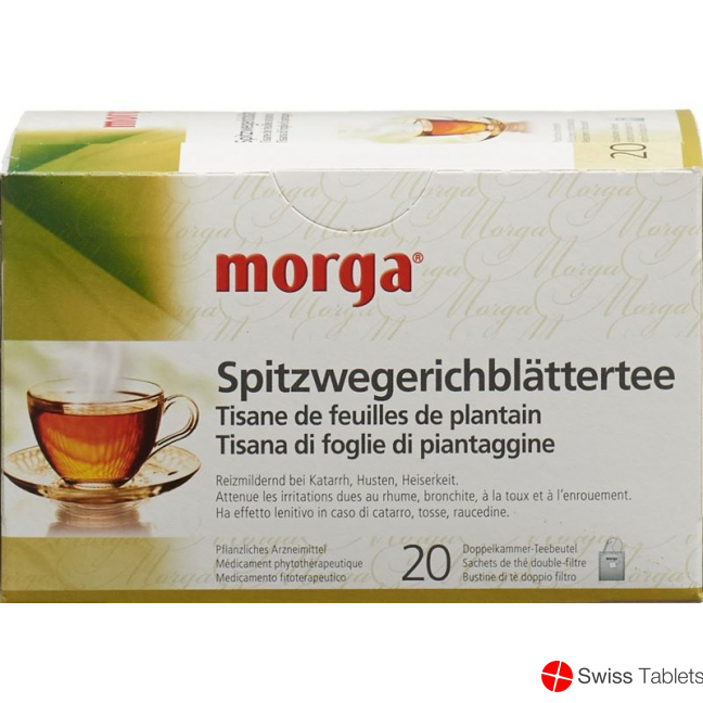 Morga Spitzwegerich Tee Beutel 20 Stück buy online