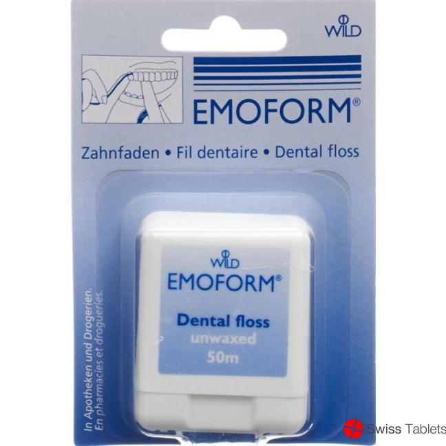 Emoform tooth thread Unwaxed 50m buy online