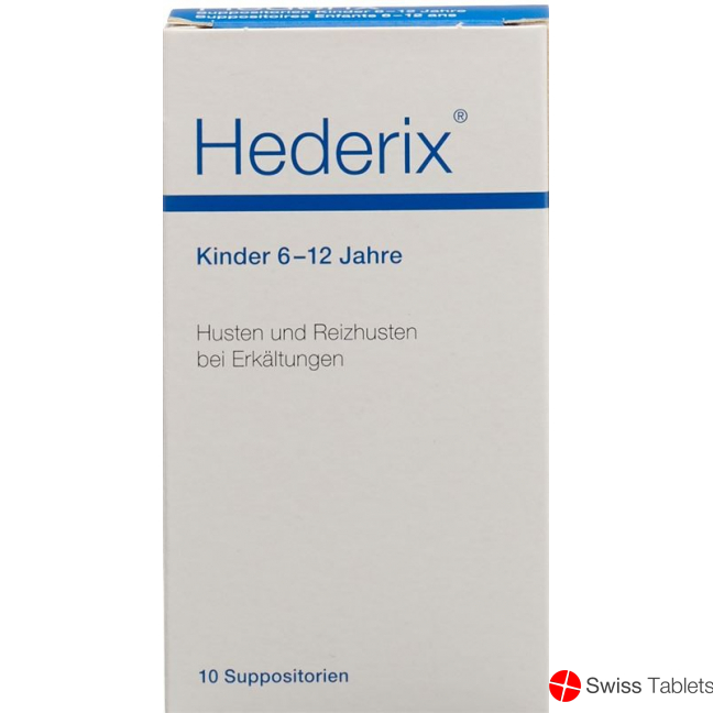 Hederix Kinder Zäpfchen 10 Stück buy online