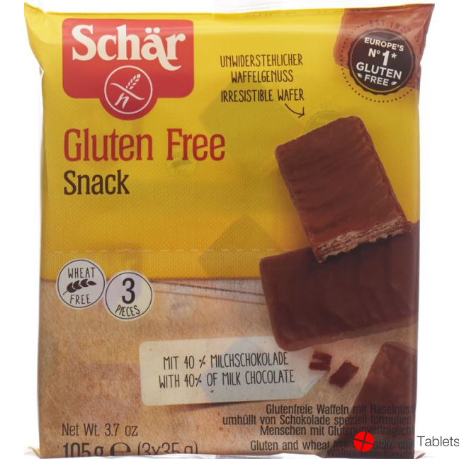 Schär Snack mit Schokolade Glutenfrei 3x 35g buy online