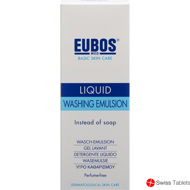 Eubos Seife Liquid Unparfümiert Blau Dosierspender 400ml buy online
