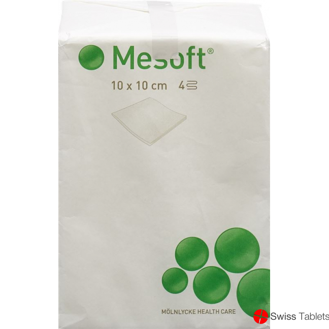 Mesoft Kompressen 10x10cm 100 Stück buy online