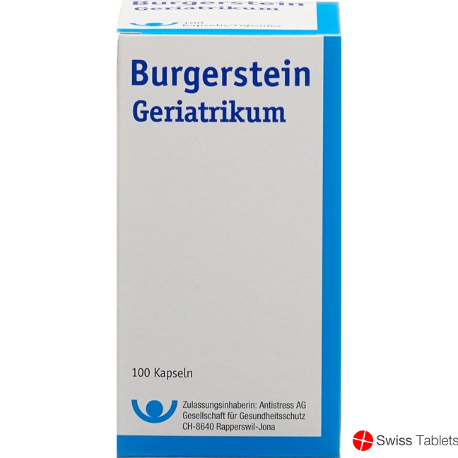 Burgerstein Geriatric 100 capsules buy online