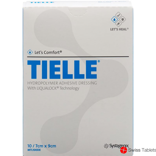 Let's Comfort Tielle Classic Hydropolymer-Schaumverband 7x9cm 10 Beutel buy online