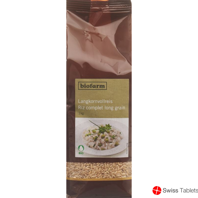 Biofarm Reis Langkorn Knospe Beutel 1kg buy online