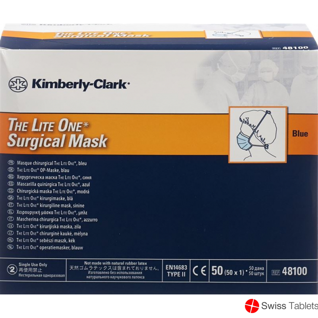 Tecnol OP Masken Lite One Blau Disp 50 Stück buy online