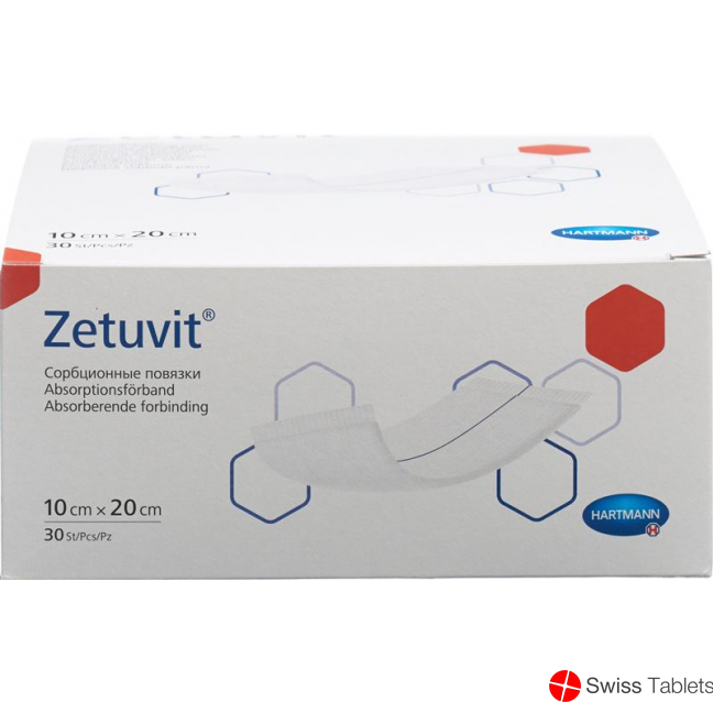 Zetuvit Absorptionsverband 10x20cm 30 Stück buy online