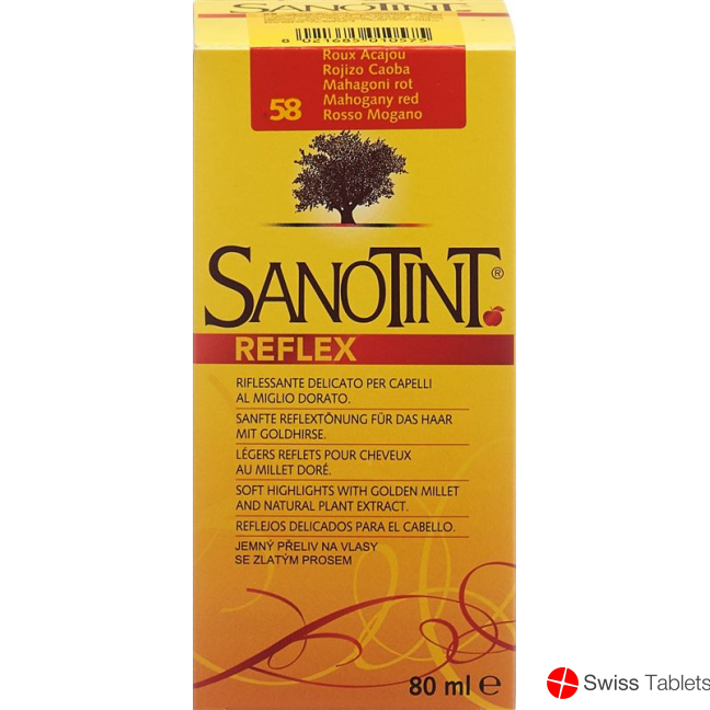 Sanotint Hair tone No 58 Mahogany red buy online
