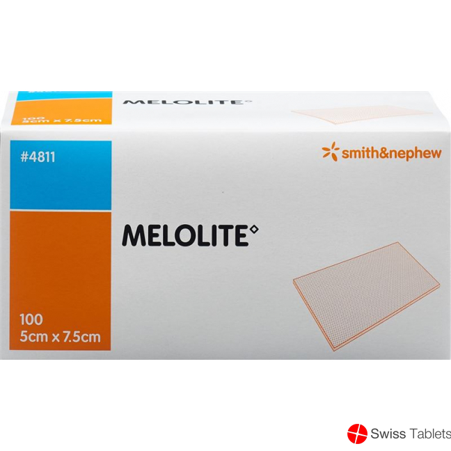 Melolite Wundkompresse 5cmx7.5cm 100 Beutel buy online