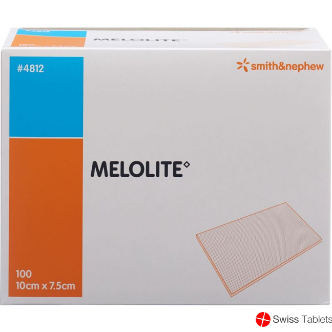 Melolite Wundkompresse 10cmx7.5cm 100 Beutel buy online