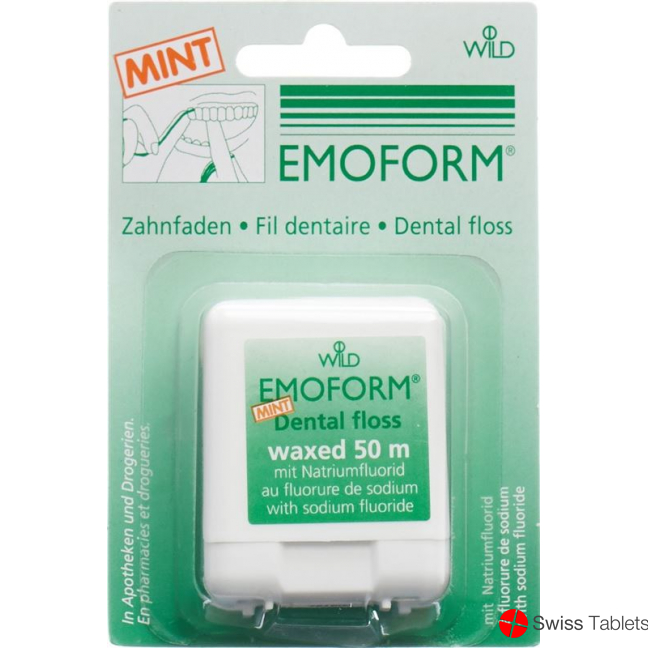Emoform tooth thread Mint 50m buy online