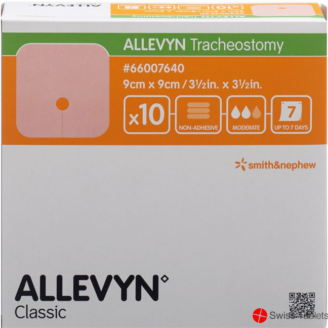Allevyn Tracheostomy Wundkompressen 9cmx9cm 10 Beutel buy online