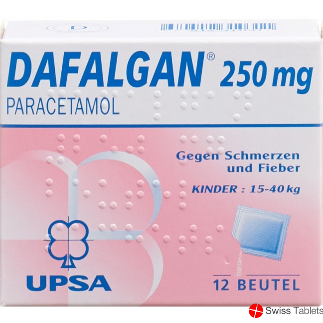 Dafalgan 250mg 12 Beutel buy online