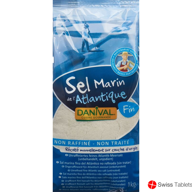 Danival Atlantisches Meersalz Fein 1kg buy online