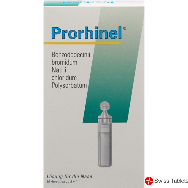Prorhinel Lösung 30 Ampullen 5ml buy online