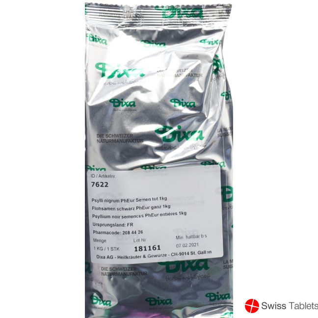 Dixa Psyllii Nigrum Semen Pheur Dep 1kg buy online