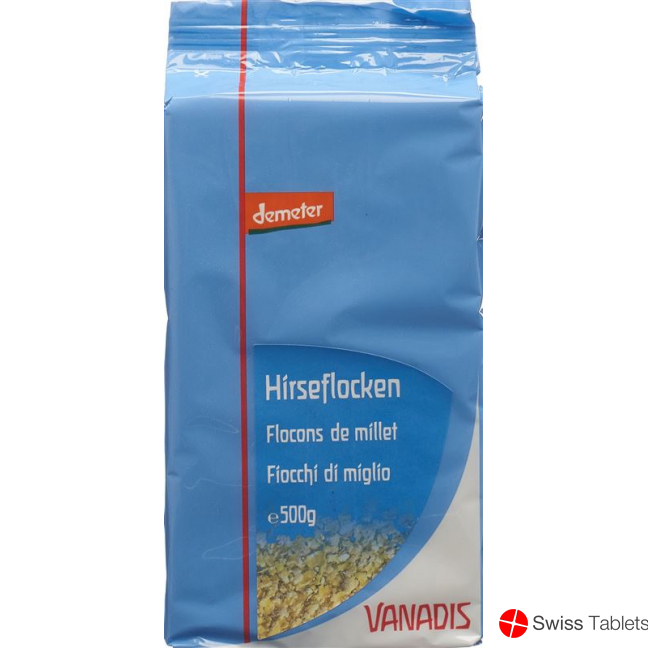 Vanadis Hirseflocken Demeter Beutel 500g buy online