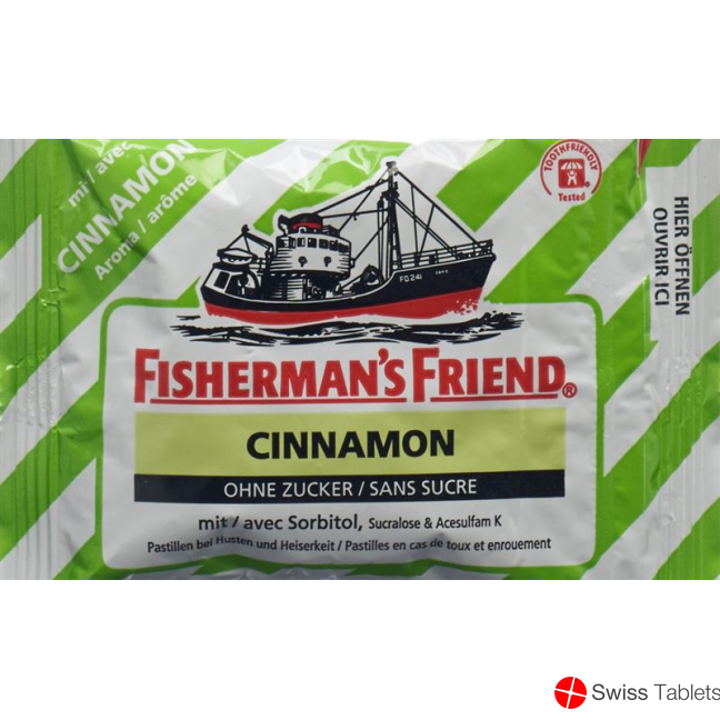 Fishermans Friend Pastillen Cinnamon ohne Zucker 25g buy online